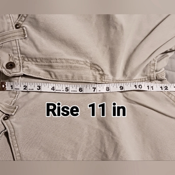 Lee Dungarees Men's Size 32L Carpenter Utility Beige Khaki Shorts - Picture 12 of 13